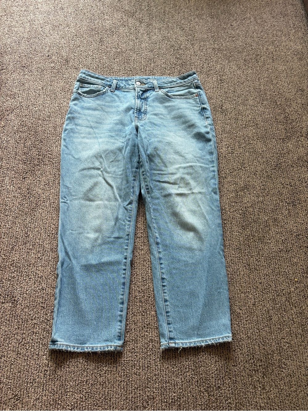 Old Navy Light Blue Straight Leg Jeans 12P